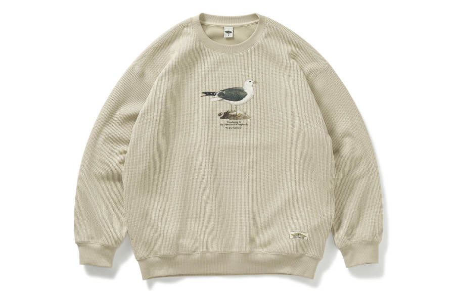 714STREET Sweatshirts Unisex Crew Neck Thickened Regular