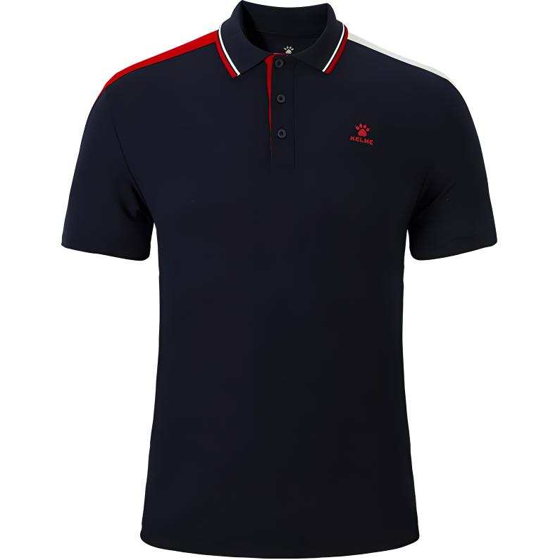 KELME Polo Shirts Men's Polo Collar Moderate Straight Fit