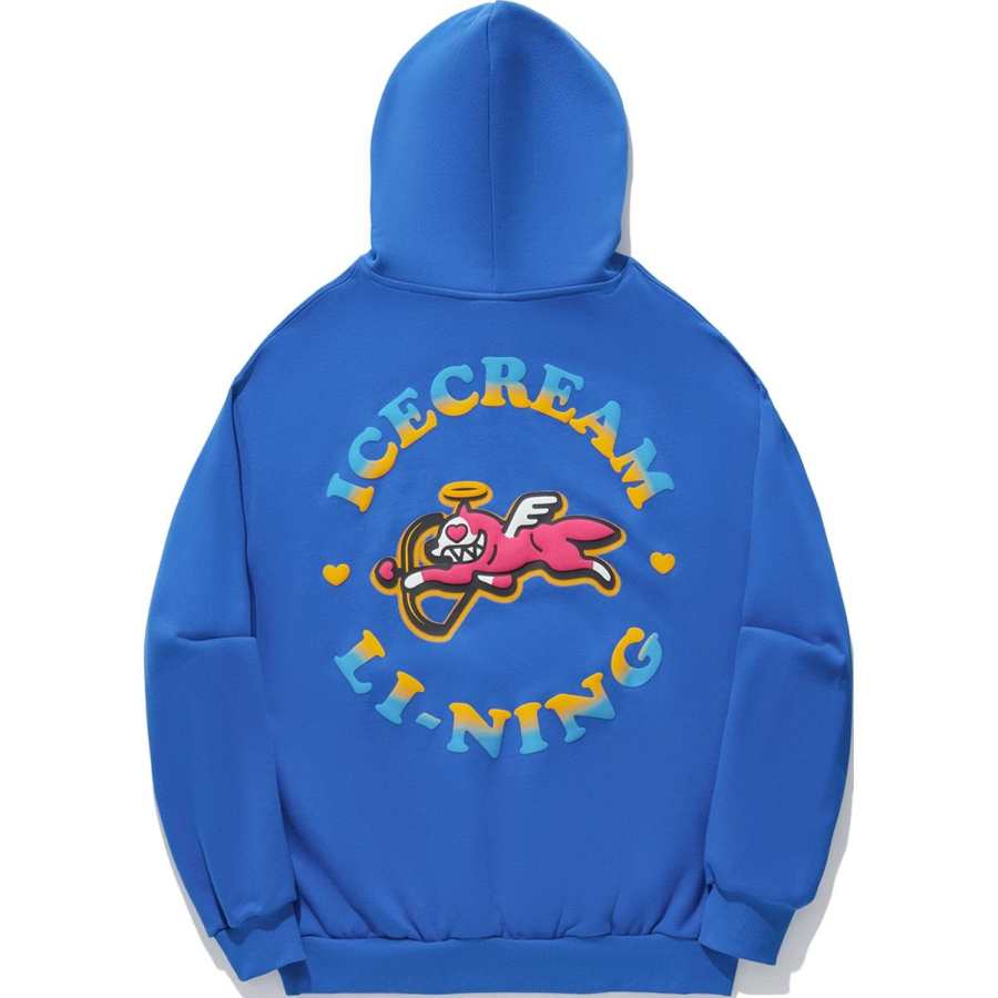Li-Ning Li Ning x ICECREAM Sweatshirt Unisex Colorful Blue