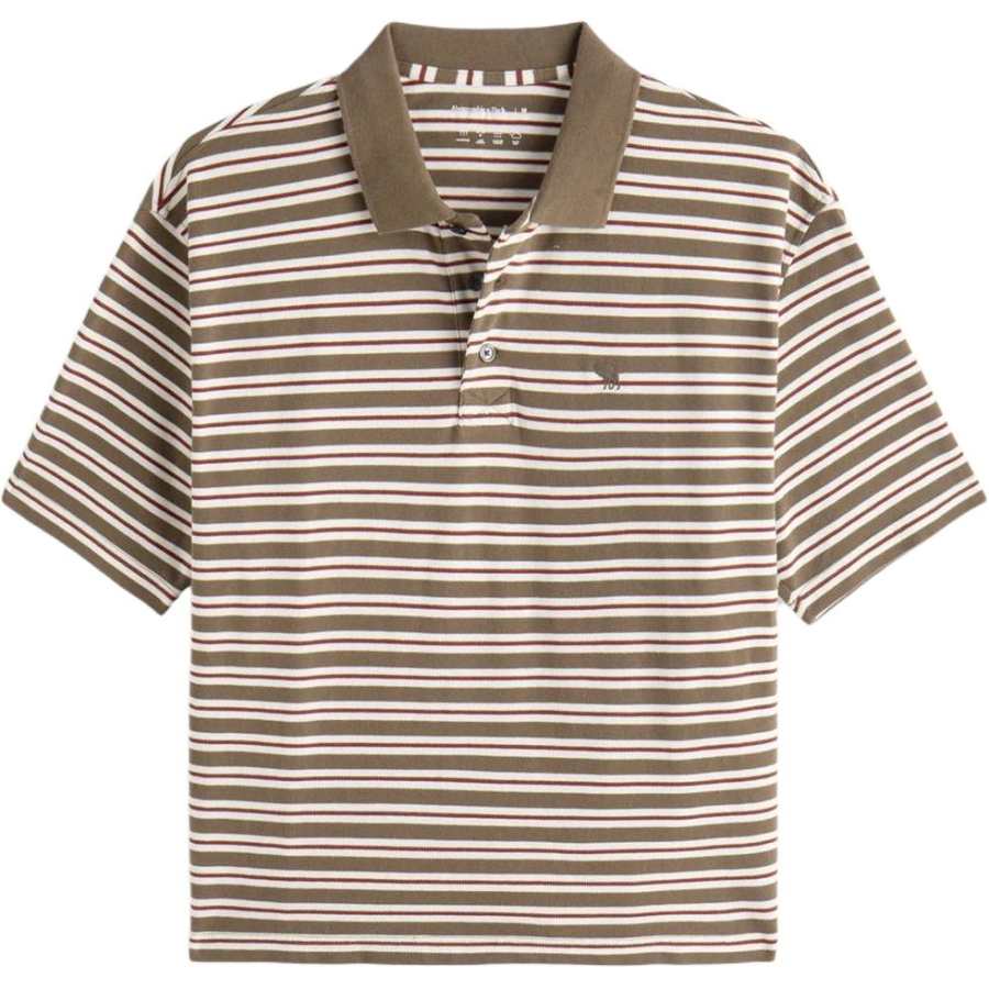 Abercrombie&Fitch Polo Shirt Men's Khaki