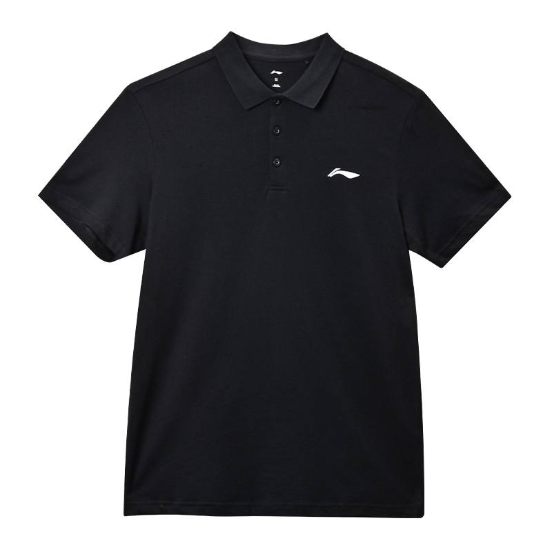 Li-Ning Li Ning Sports Life Collection Polo Shirt Men's Black