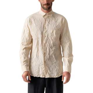 Auralee Shirts Men's Pink Beige Lapel Moderate Other