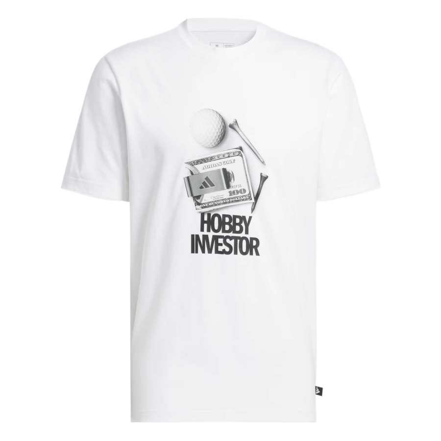 Adidas Adidas T Shirts Men's White Crew Neck Moderate Straight Fit
