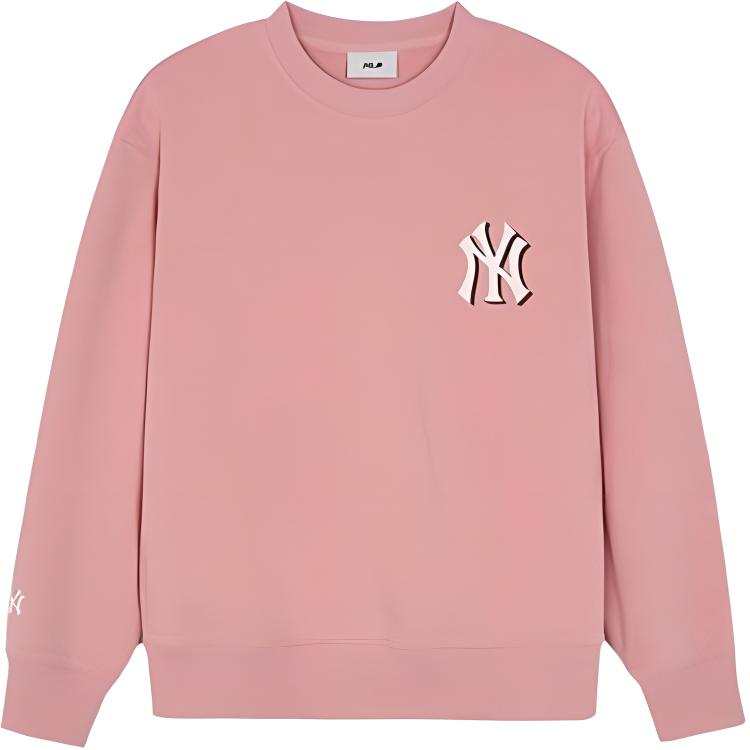 MLB MLB MONOGRAM New York Yankees Sweatshirt Unisex Hemp Pink