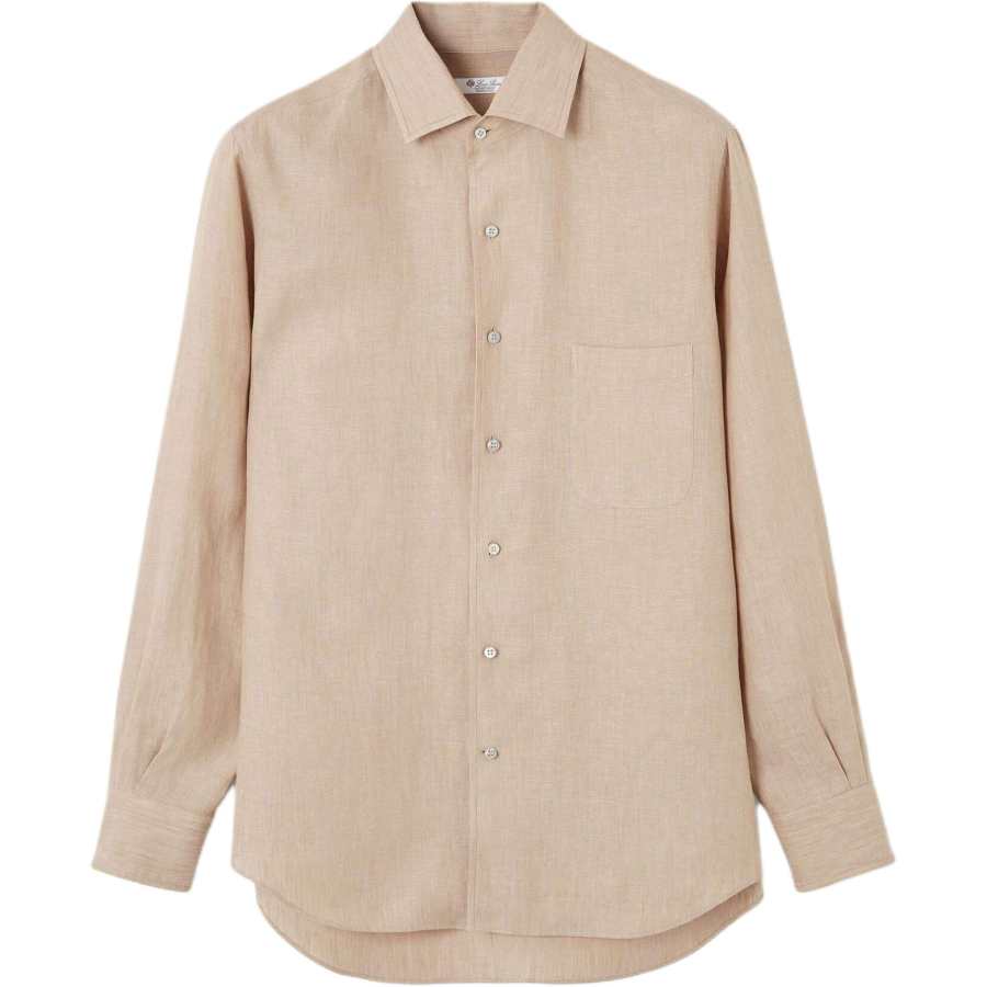 Loro Piana Shirt Men's Linen Beige