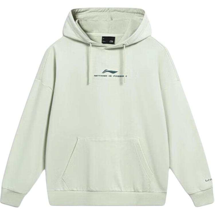 Li-Ning Li Ning Sweatshirt Unisex Pale Greenish White Jade
