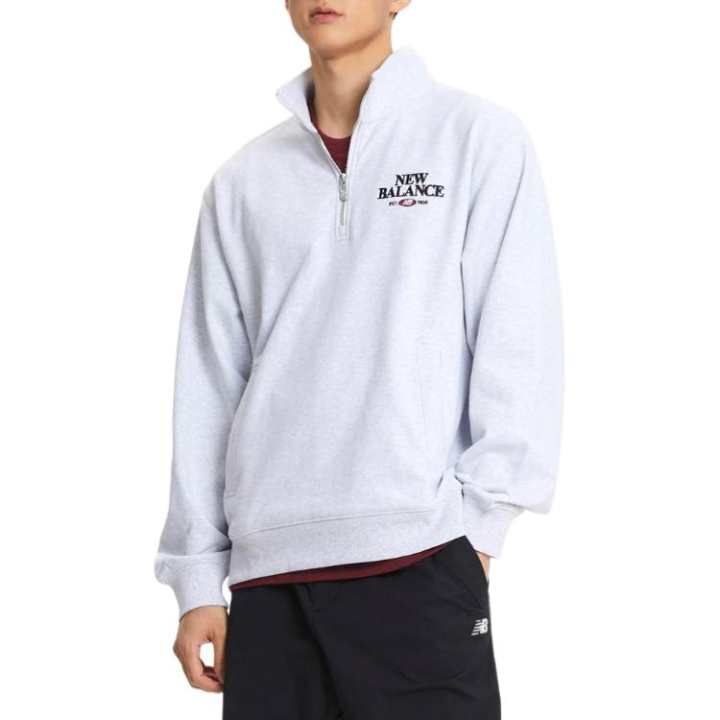 New Balance New Balance Sweatshirt Unisex Light Gray