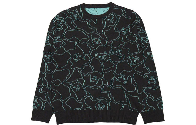 RIPNDIP RIPNDIP Sweater Unisex Black Blue
