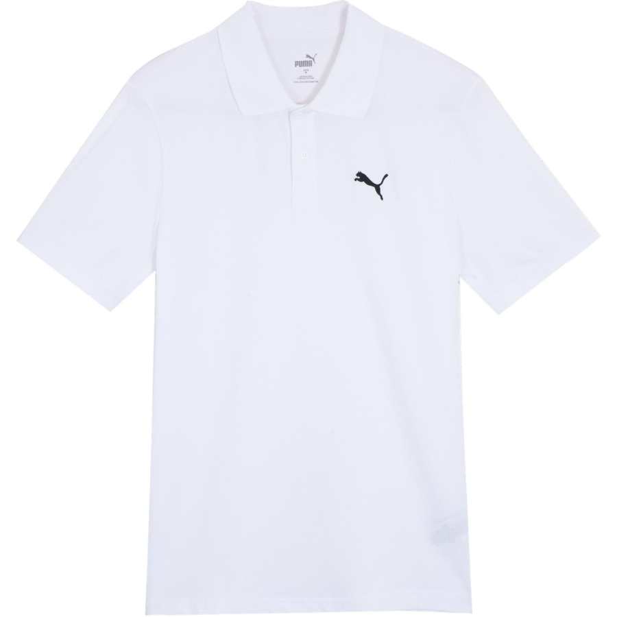 PUMA Polo Shirts Men's White Polo Collar Moderate Other