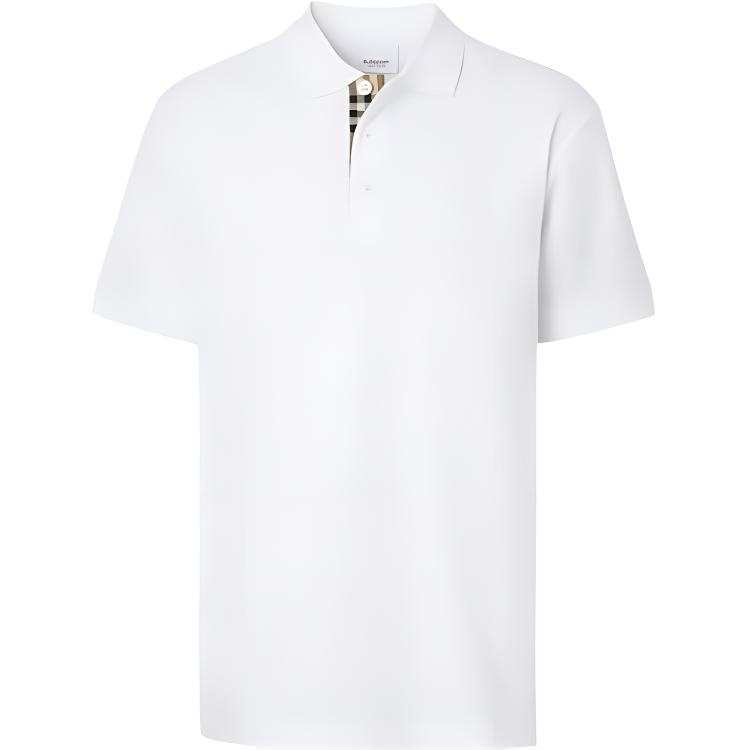 Burberry SS24 Polo Shirt Men's White