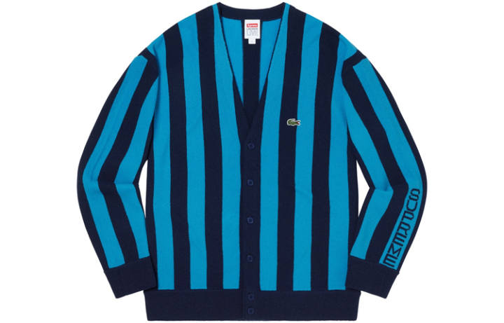 Supreme Supreme Lacoste Stripe Cardigan