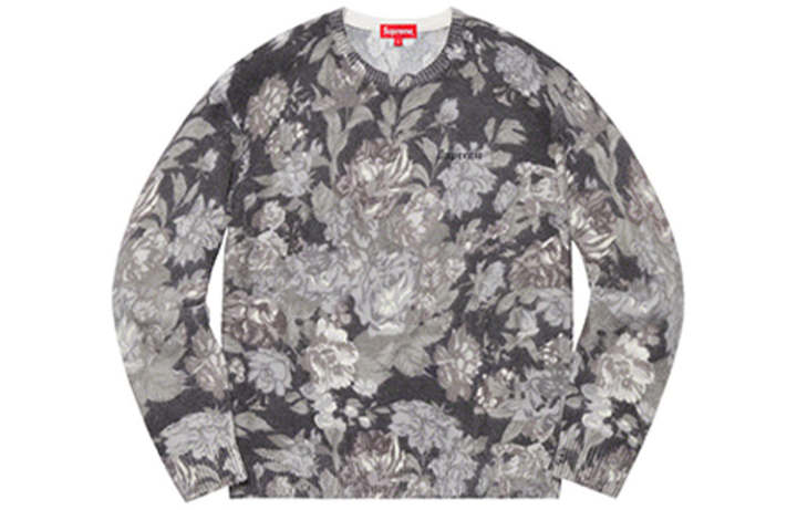 Supreme Supreme Printed Floral Angora Sweater