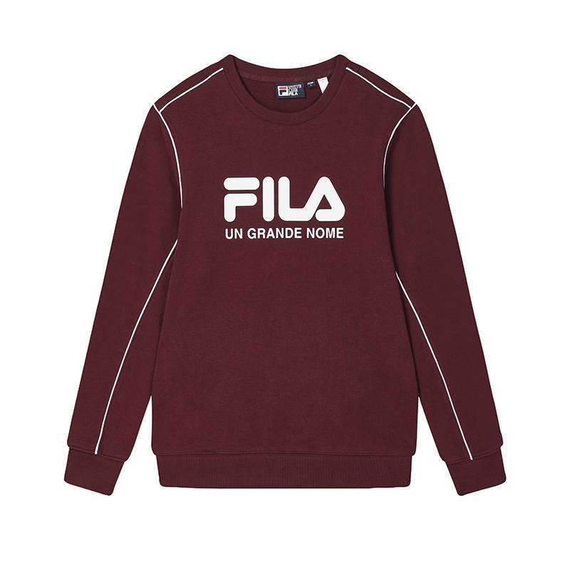 FILA Sweatshirt Men's Tree Grape Burgundy
