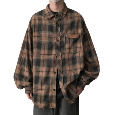 MARK WAFFLE Shirts Unisex Lapel Moderate Shirt