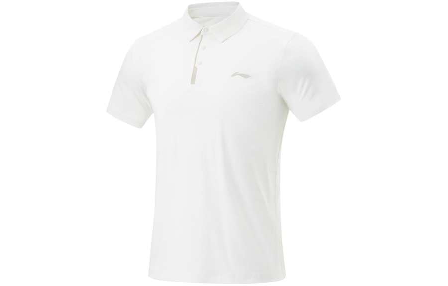 Li-Ning Li Ning Fitness Series Polo Shirt Men's Ivory