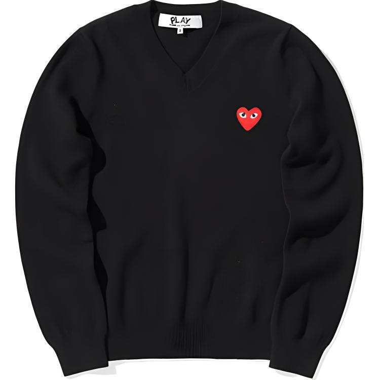 CDG Play CDG Play Sweaters Women's V Neck Moderate Other
