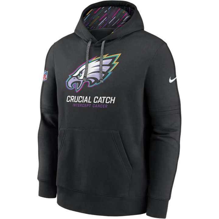 Nike Nike Philadelphia Eagles Crucial Catch Club Men's Nike Nfl Pullover Hoodie
