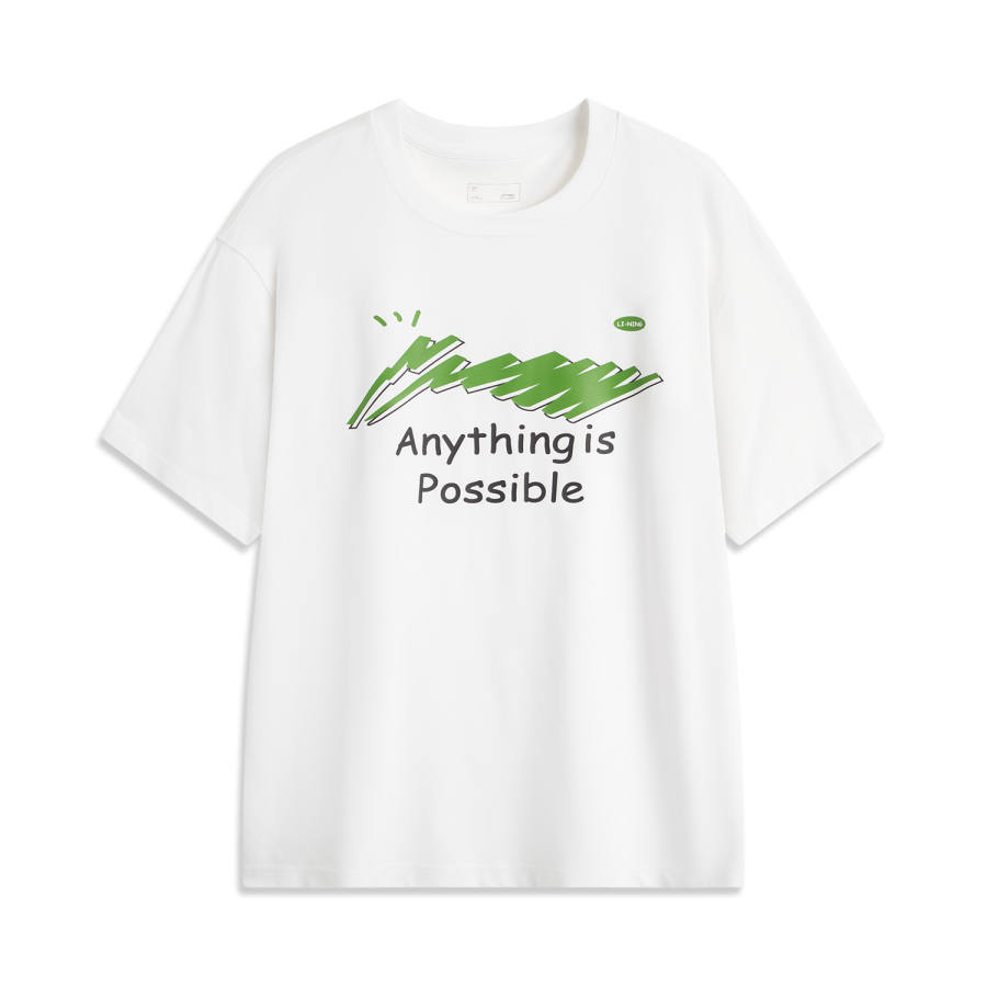 Li-Ning Li Ning Sports Fashion Collection T Shirt Men's Standard White