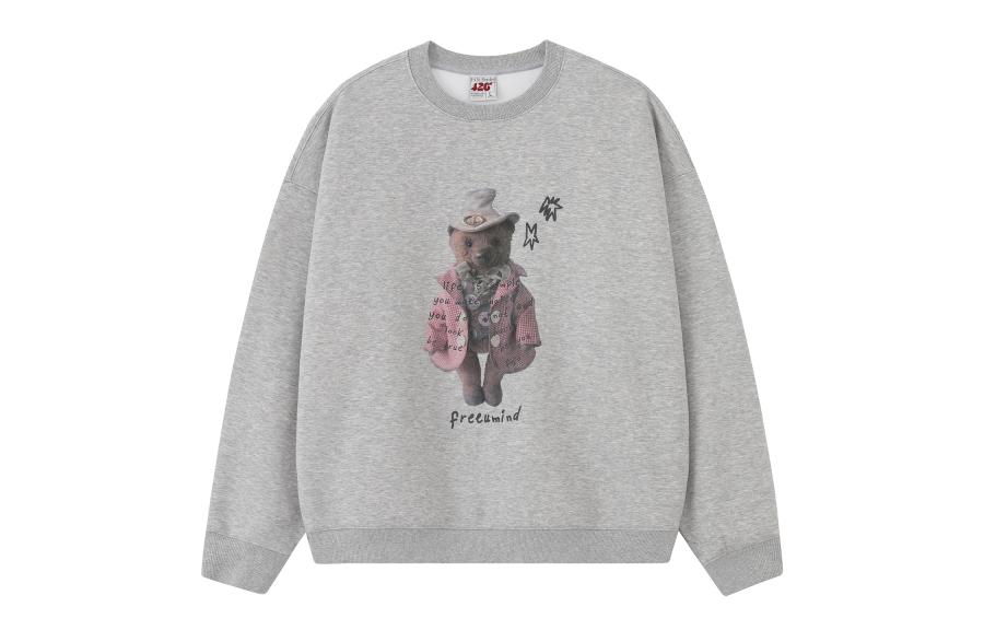 F426 F426 Sweatshirts Unisex Crew Neck Moderate Regular