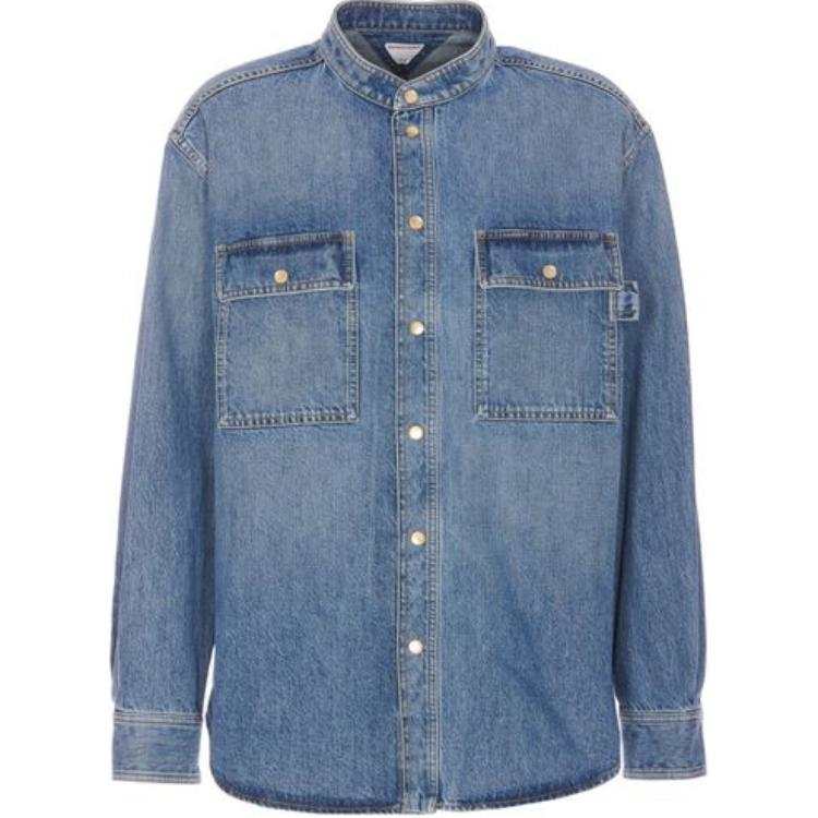 Bottega Veneta Regular Fit Denim Shirt