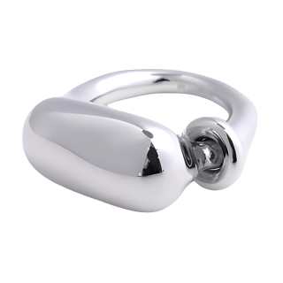 JIL SANDER Brass Rings Men's Silver