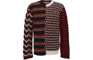 MARNI Sweaters Men's Multicolor Crew Neck Moderate Straight Fit