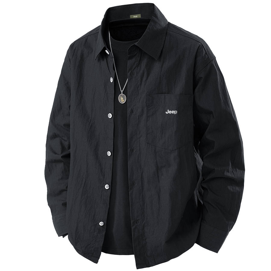 Jeep Jeep Shirts Unisex Lapel Thin Shirt