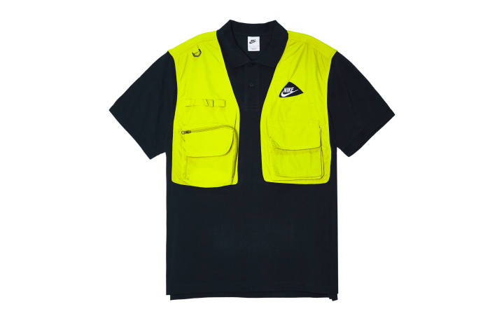Nike Nike Polo Shirt Men's Neon Yellow Black