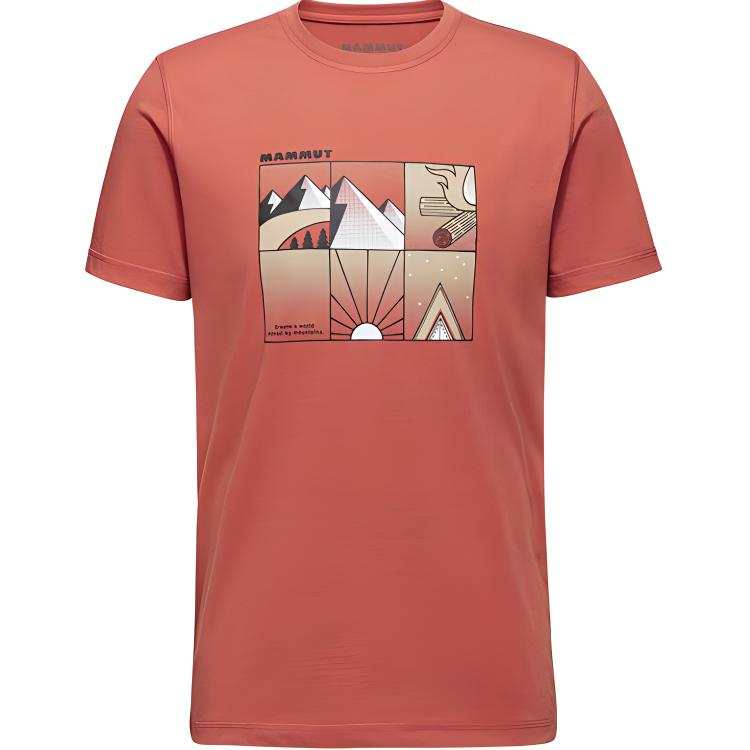 MAMMUT Core ML T Shirts Men's Crew Neck Moderate Straight Fit