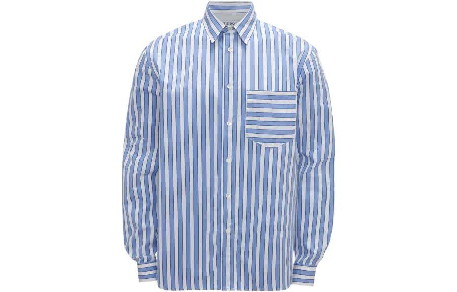JW Anderson Patchwork Striped Classic Shirt