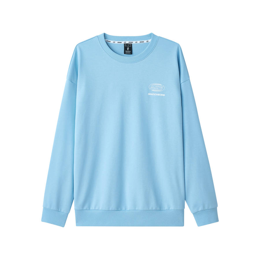 Skechers Sports Life Collection Sweatshirt Unisex Glacier Lake Blue