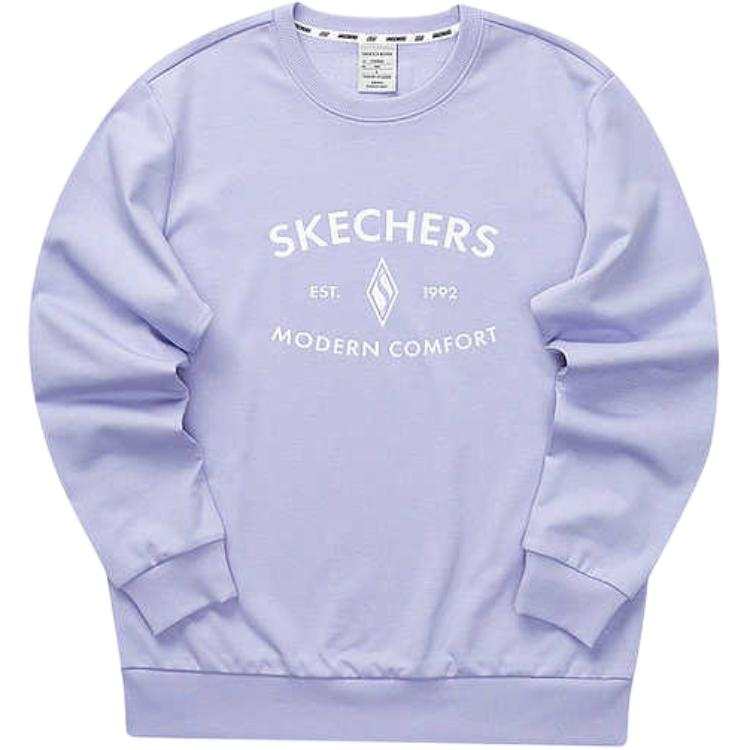 Skechers Elegant Diamond Collection Sweatshirt Unisex Sweet Lavender