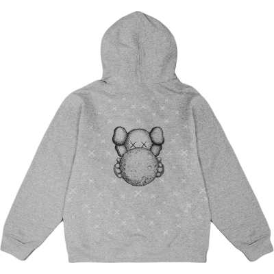 KAWS Shanghai Station Limited Edition Collection Sweatshirts Unisex Gray Hooded Moderate Other