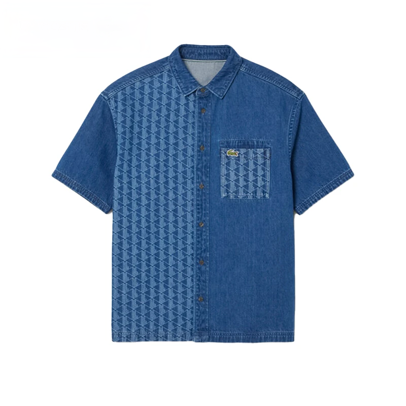 LACOSTE LACOSTE SS25 Shirt Men's 2GF/Blue