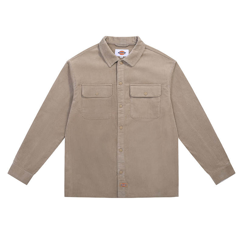 Dickies Dickies Shirts Unisex Khaki Lapel Moderate Other