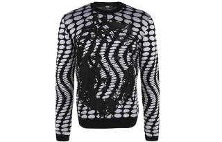 VERSUS Loose Fit Knitwear Men's Black