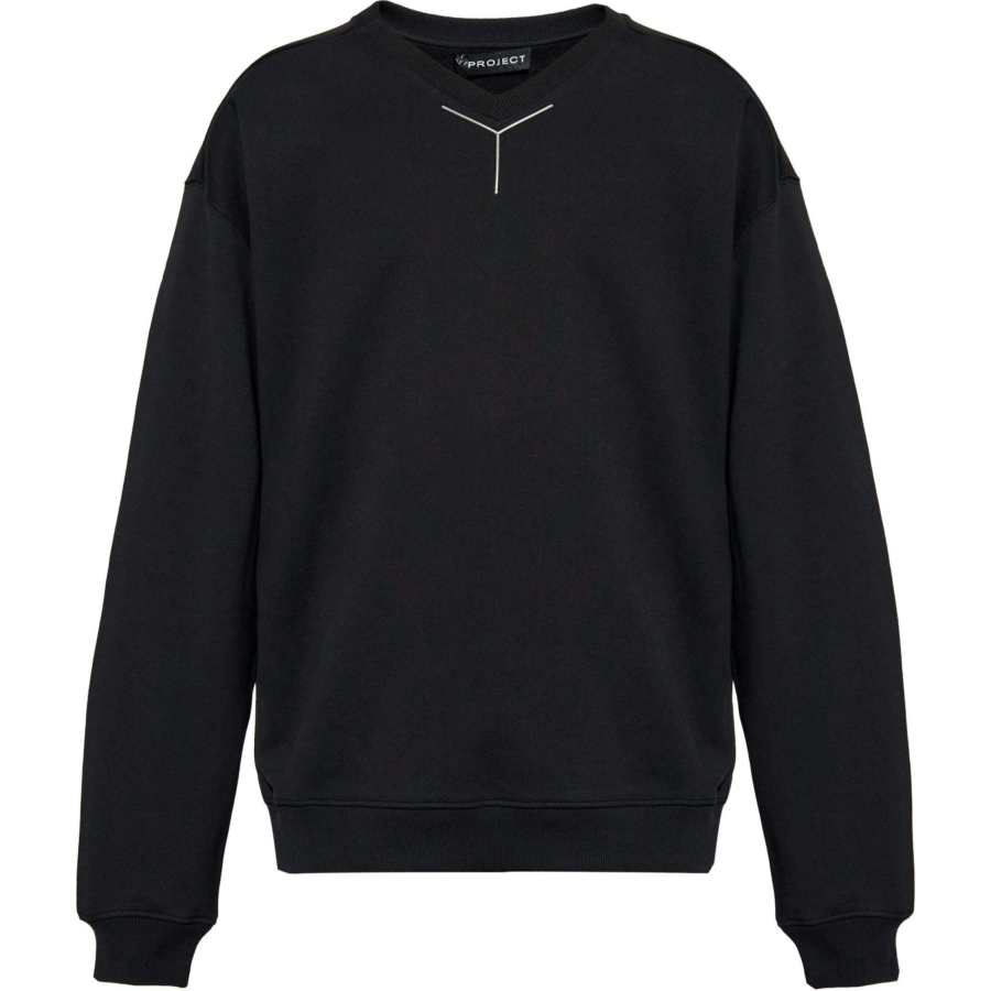 Y/Project Y/Project Logo Plaque Crewneck Jumper