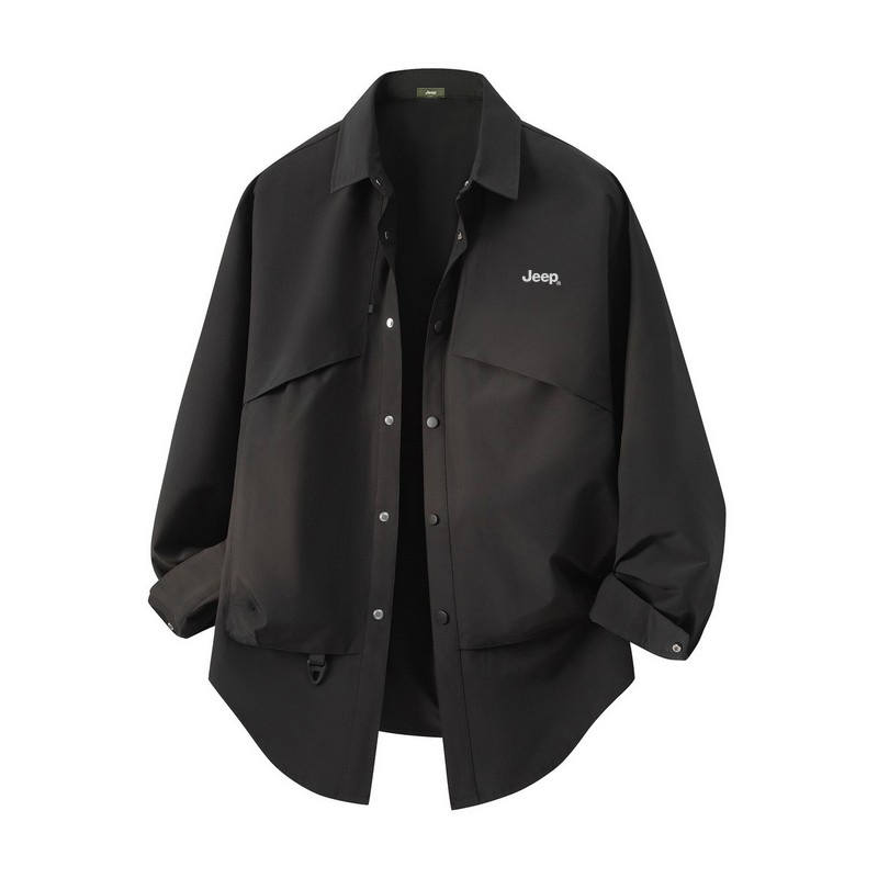 Jeep Jeep Shirts Unisex Lapel Moderate Workwear