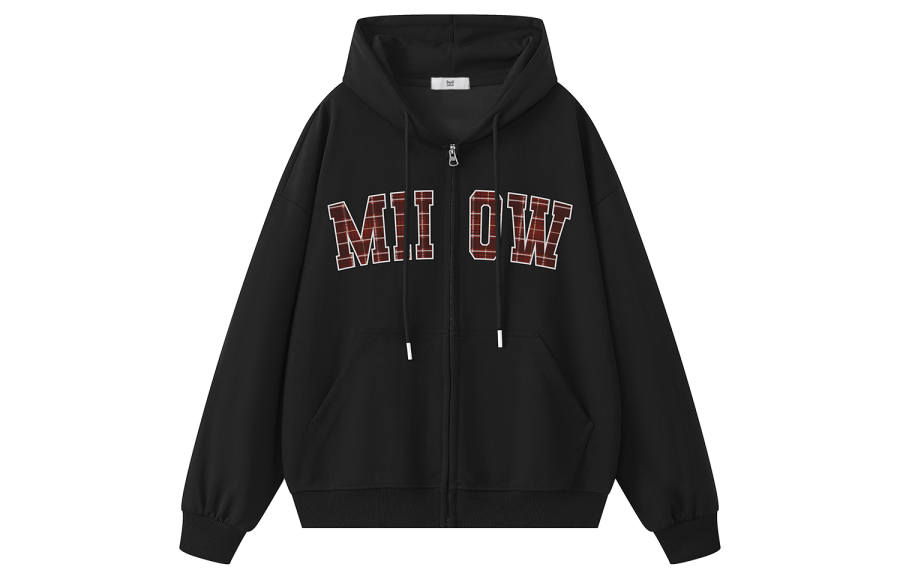 MIIOW Sweatshirts Unisex Hooded Moderate Cardigan