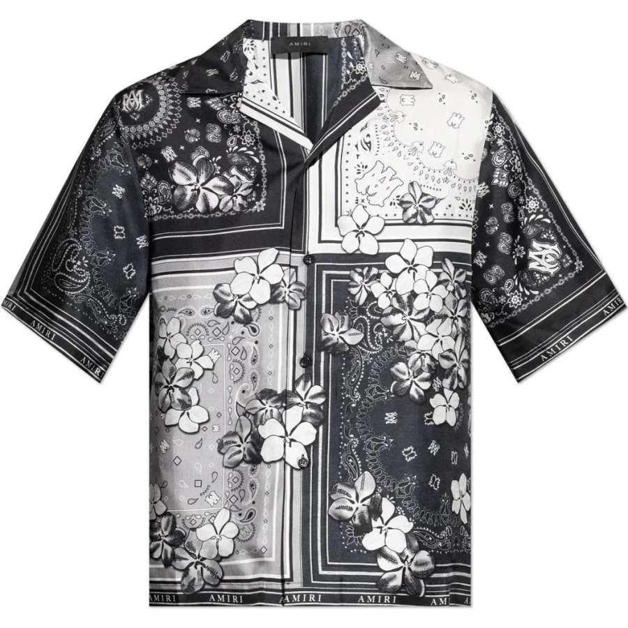 AMIRI Bandana Printed Bowling Shirt