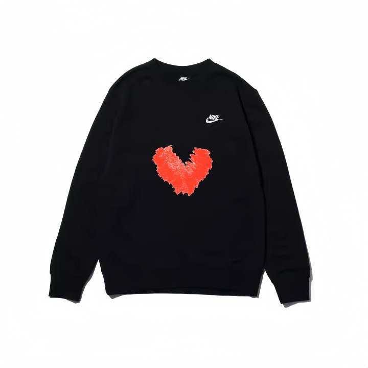 Nike Nike Sweatshirts Unisex Black Crew Neck Moderate Regular