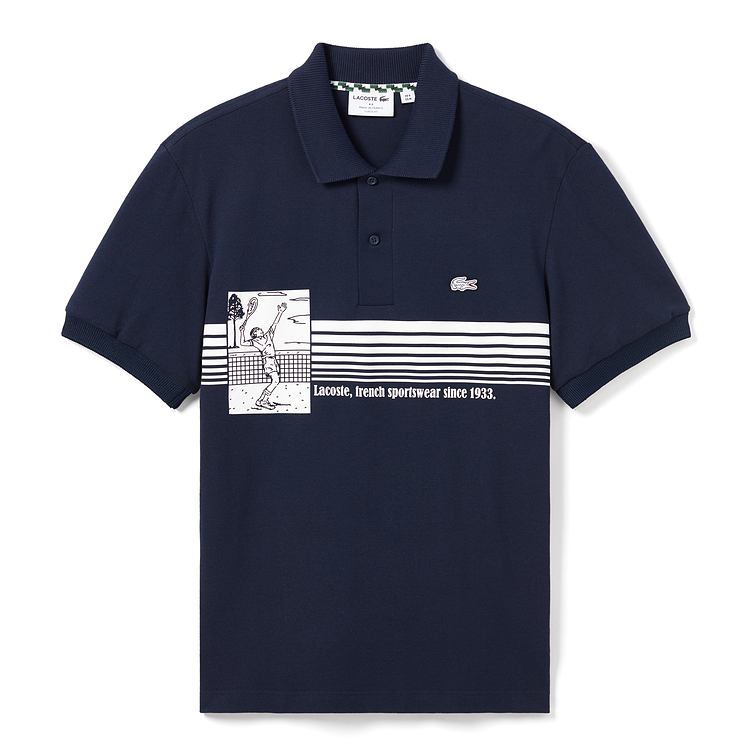 LACOSTE French Made Cotton Polo Shirt