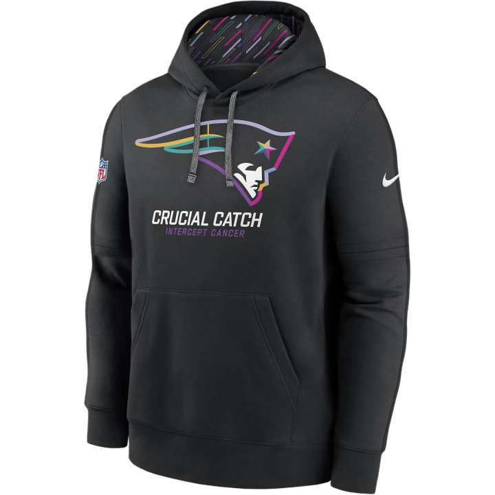 Nike Nike New England Patriots Crucial Catch Club Men's Nike Nfl Pullover Hoodie