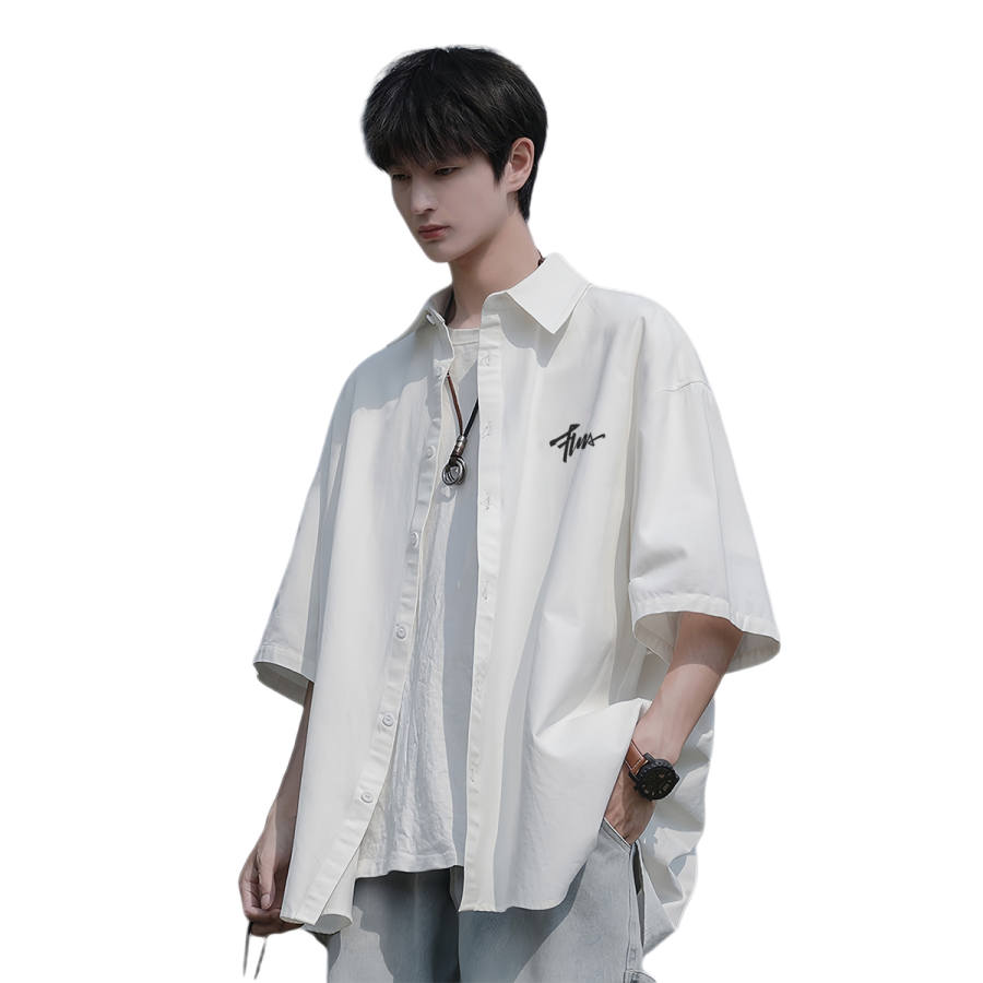 FUERZA Shirts Unisex Lapel Thin Other