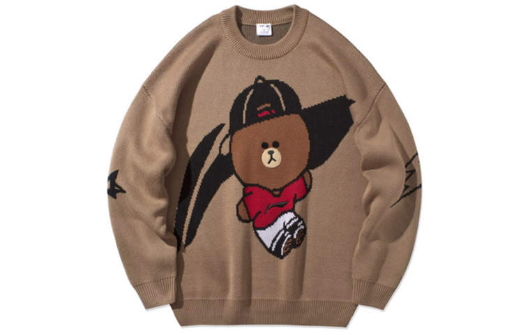Li-Ning Li Ning Sweater Unisex Dark Brown