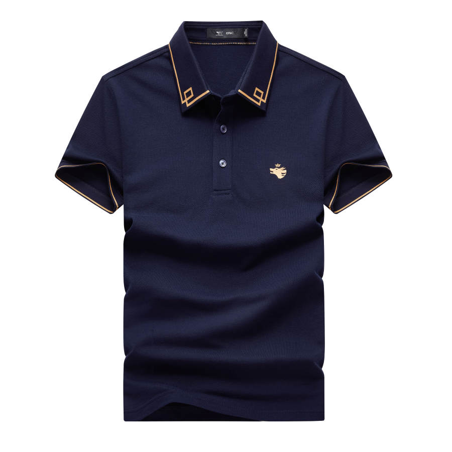 SEPTWOLVES SEPTWOLVES Polo Shirts Men's Lapel Thin Straight Fit
