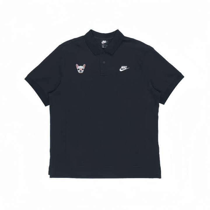 Nike Nike Polo Shirts Unisex Black Polo Collar Moderate Straight Fit
