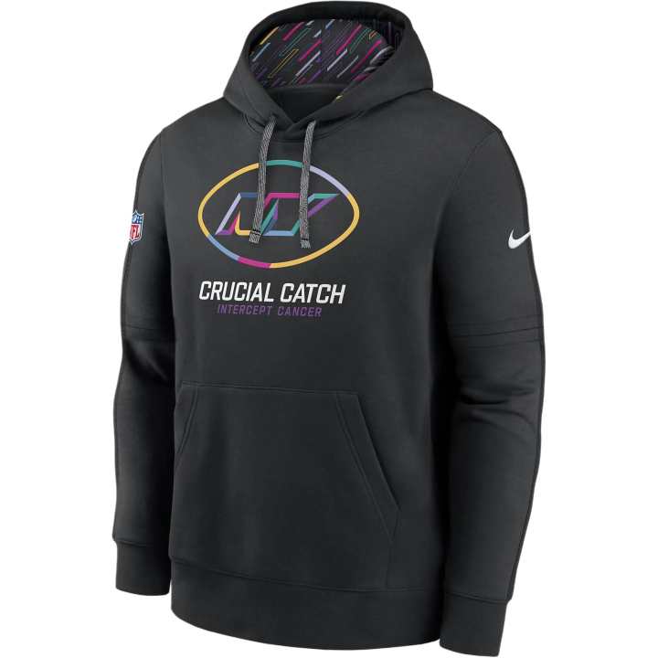 Nike Nike New York Jets Crucial Catch Club Men's Nike Nfl Pullover Hoodie