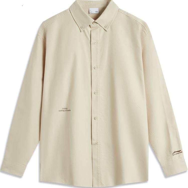 Li-Ning Li Ning Sports Life Collection Shirt Unisex Light Milk Umber