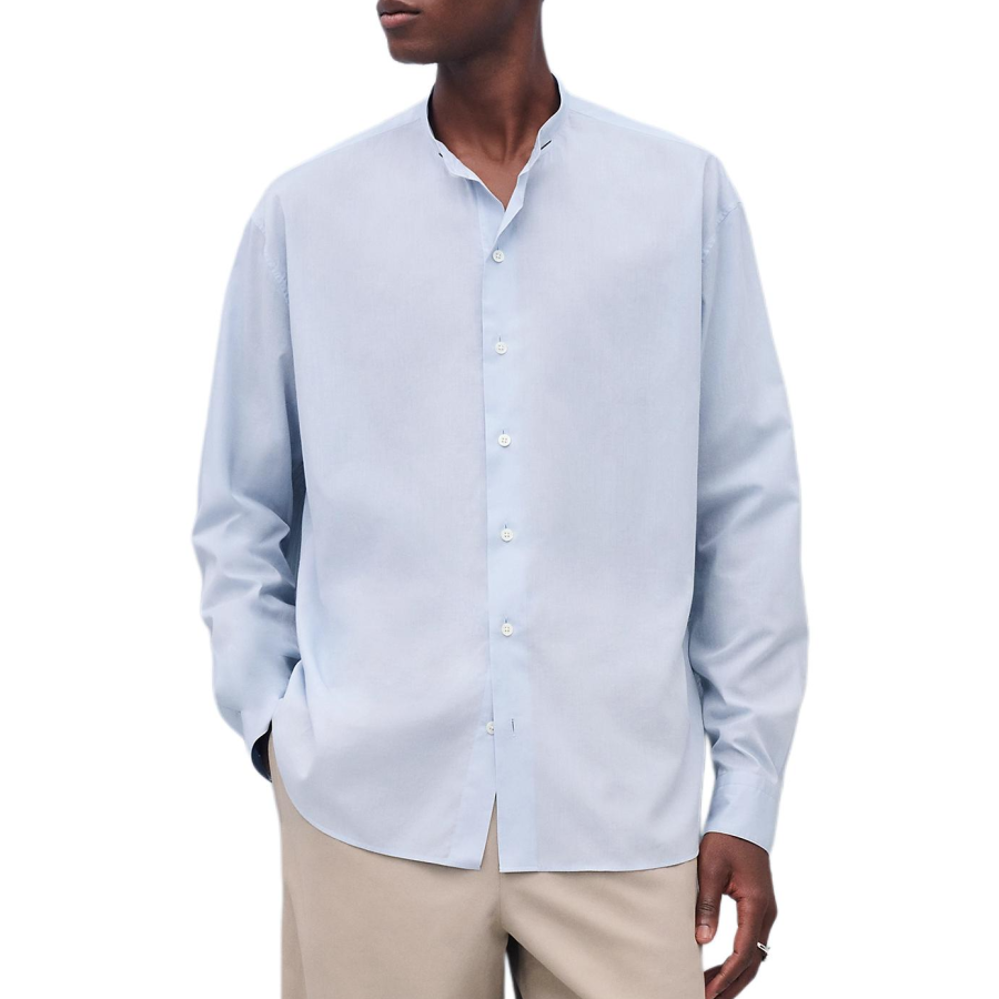 HERMES HERMES Shirts Men's Blue Moderate